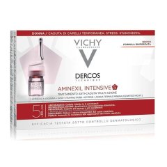 Vichy Dercos -  Aminexil Intensive 5 Donna - Trattamento anticaduta 21 Fiale